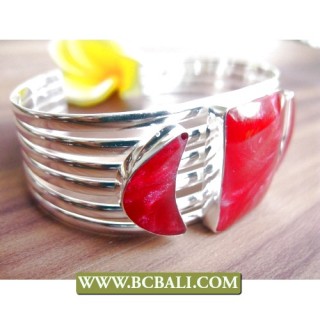 Cuff  Bracelets Silver Alpaka Bali